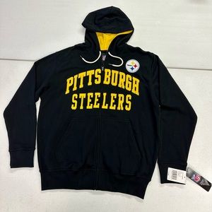 Pittsburgh Steelers zip up hoodie L